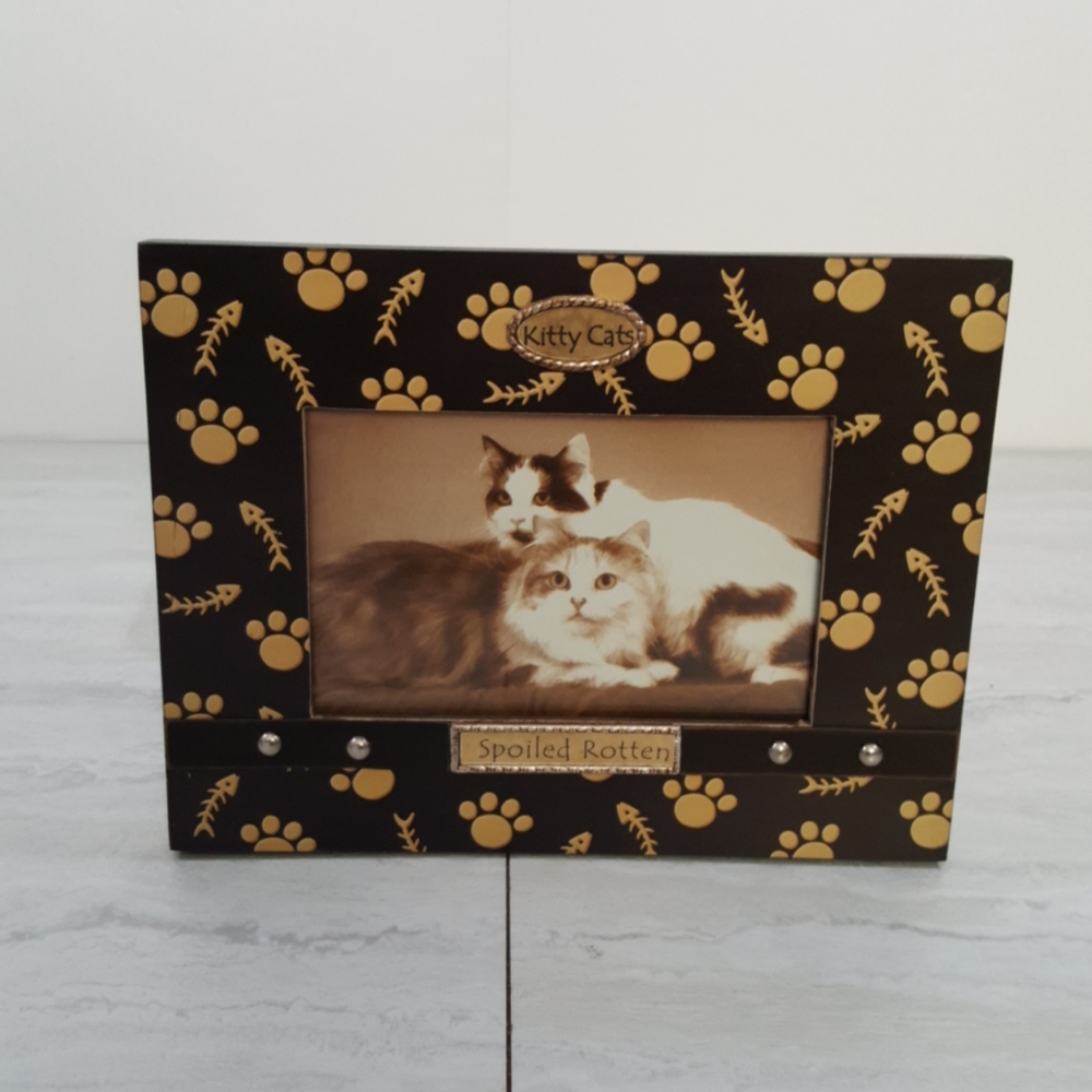 Kitty Spoiled Rotten Photo Frame great gift